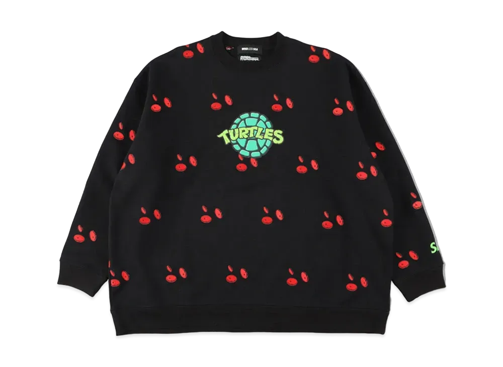 WIND AND SEA x TMN (SALAMI PATTERN) CREW NECK "Black"