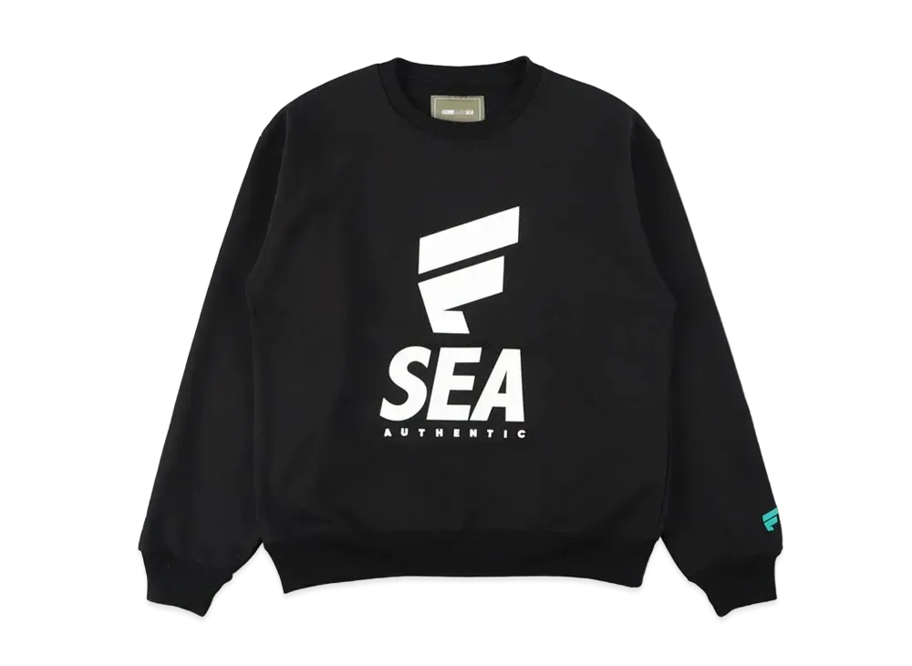WIND AND SEA X FCMM (F-SEA) SWEAT SHIRT "Black"