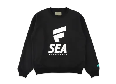 WIND AND SEA X FCMM (F-SEA) SWEAT SHIRT "Black"