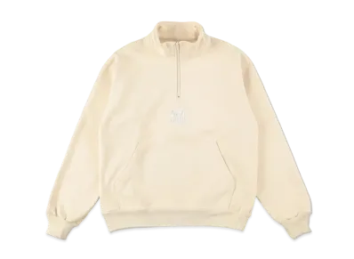 WIND AND SEA X FCMM HALF-ZIP SWEATSHIRT "Beige"