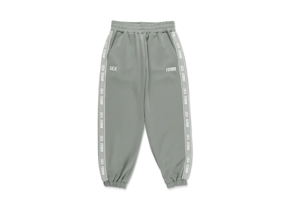 WIND AND SEA X FCMM TRACK PANTS "Green"