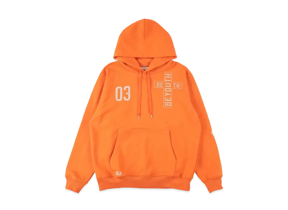 WIND AND SEA (BYT-CROSS) HOODIE "Orange"