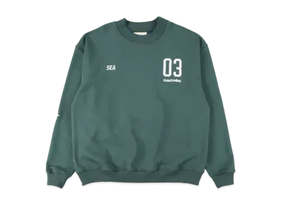 WIND AND SEA (BYT-CROSS) CREW NECK "Green"