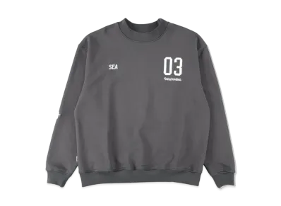 WIND AND SEA (BYT-CROSS) CREW NECK "Charcoal"