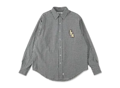 WIND AND SEA GINGHAM PLAID SHIRT "Blue"