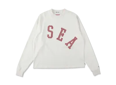 WIND AND SEA (GINGHAM) L/S TEE "White"