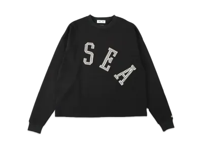 WIND AND SEA (GINGHAM) L/S TEE "Black"