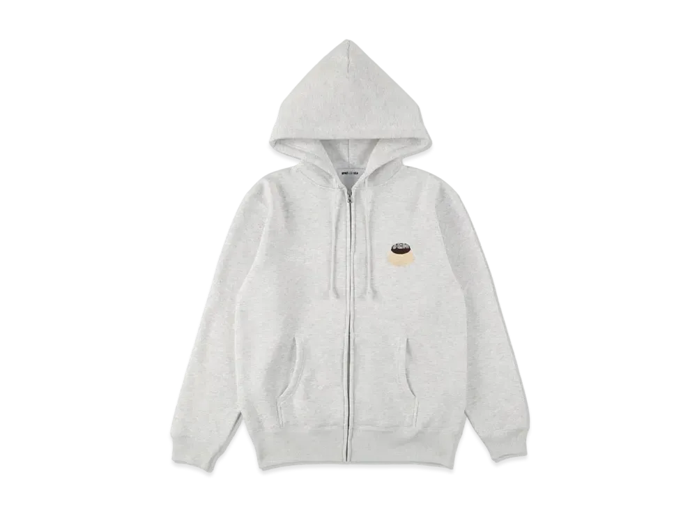 WIND AND SEA x KISSADOPE ZIP HOODIE "Ash"