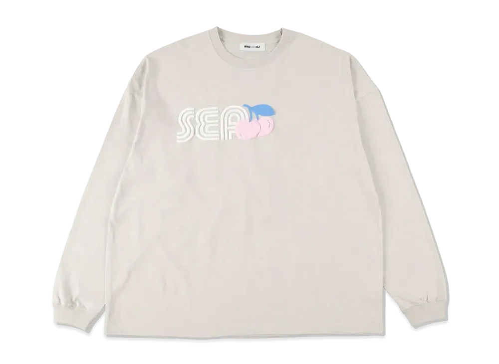 WIND AND SEA x KISSADOPE L/S T-SHIRT (CHERRY) "Gray"