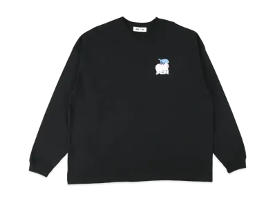 WIND AND SEA x KISSADOPE L/S T-SHIRT (CHERRY_PATTERN) "Black"