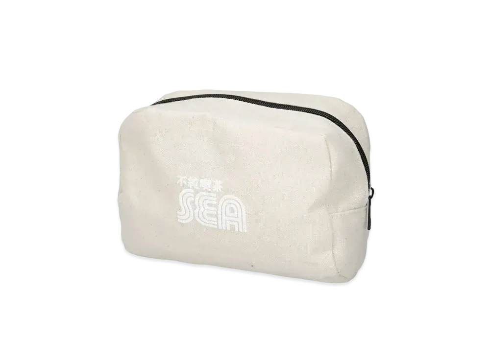 WIND AND SEA x KISSADOPE POUCH (MEDIUM) "Natural"