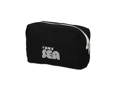 WIND AND SEA x KISSADOPE POUCH (MEDIUM) "Black"