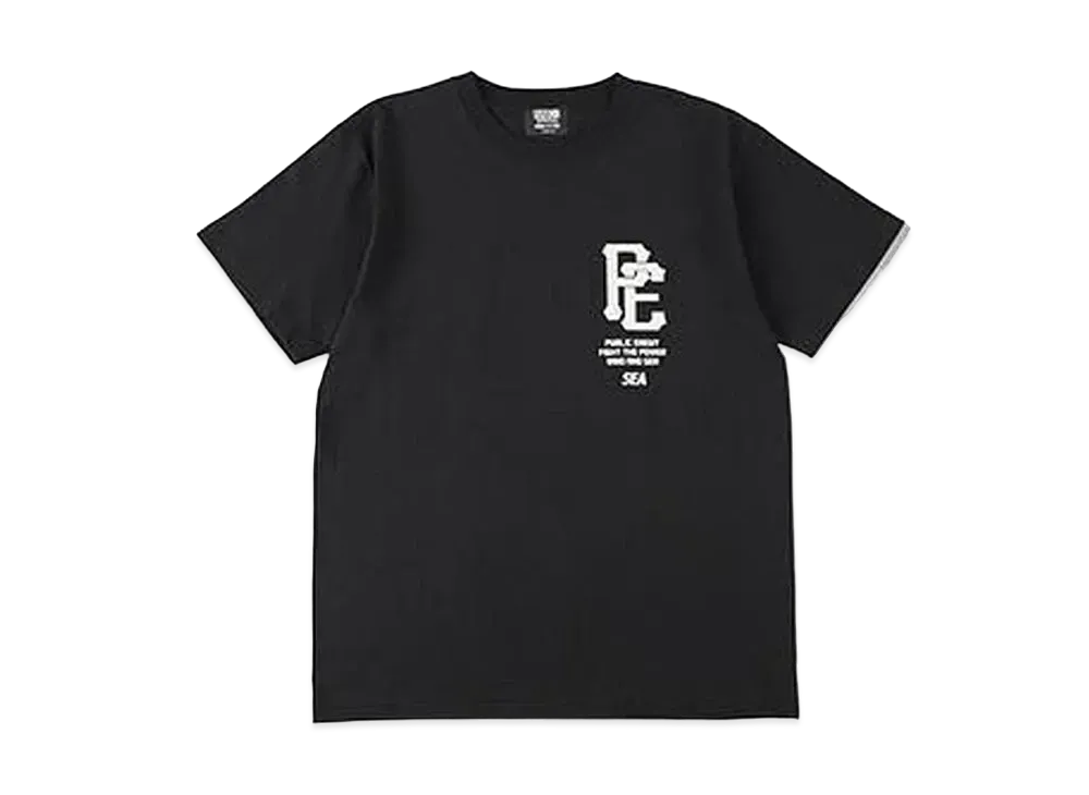 WIND AND SEA x Public Enemy -PE-MG- S/S Tee "Black"