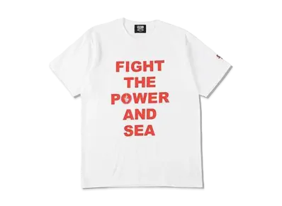WIND AND SEA x Public Enemy -DTRT_FTP- S/S Tee "White"