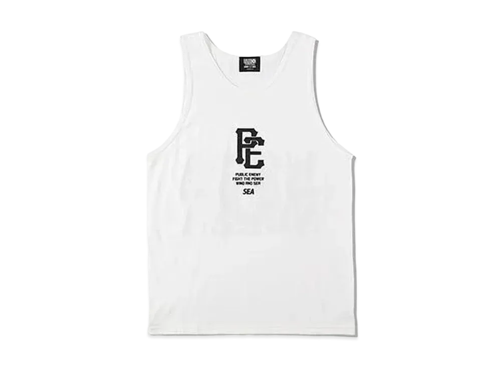 WIND AND SEA x Public Enemy -MG- Tank Top "White"