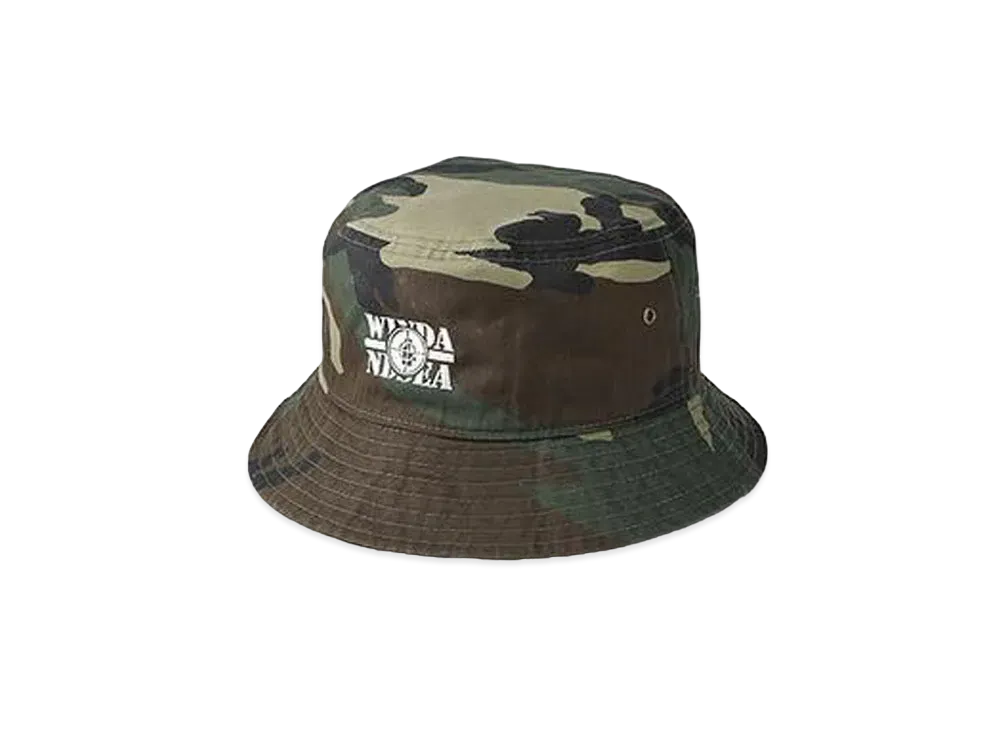 WIND AND SEA x Public Enemy -MG- Bucket Hat "Woodland Camo"