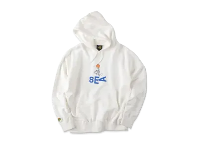 WIND AND SEA SPACE JAM (BUNNY -DEVIL) HOODIE "White"