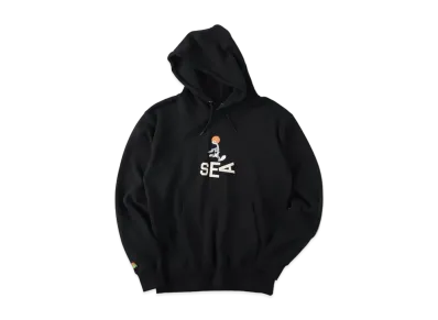 WIND AND SEA SPACE JAM (BUNNY -DEVIL) HOODIE "Black"