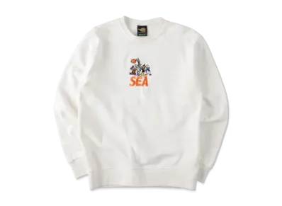 WIND AND SEA SPACE JAM (TUNE-SQUAD) CREWNECK "White"