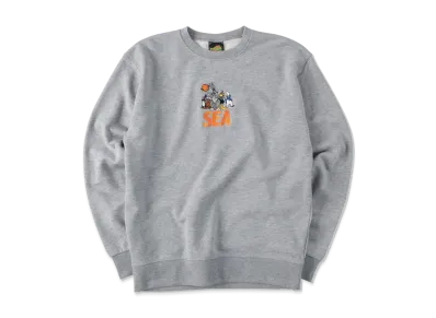 WIND AND SEA SPACE JAM (TUNE-SQUAD) CREWNECK "Gray"