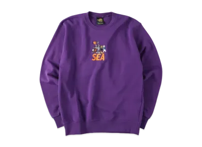 WIND AND SEA SPACE JAM (TUNE-SQUAD) CREWNECK "Purple"