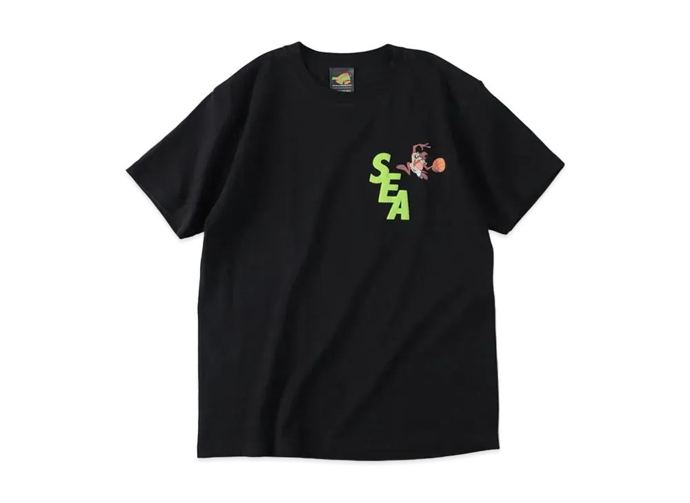 WIND AND SEA SPACE JAM (SPACE JAM-TASMANIAN DEVIL) S/S TEE "Black"