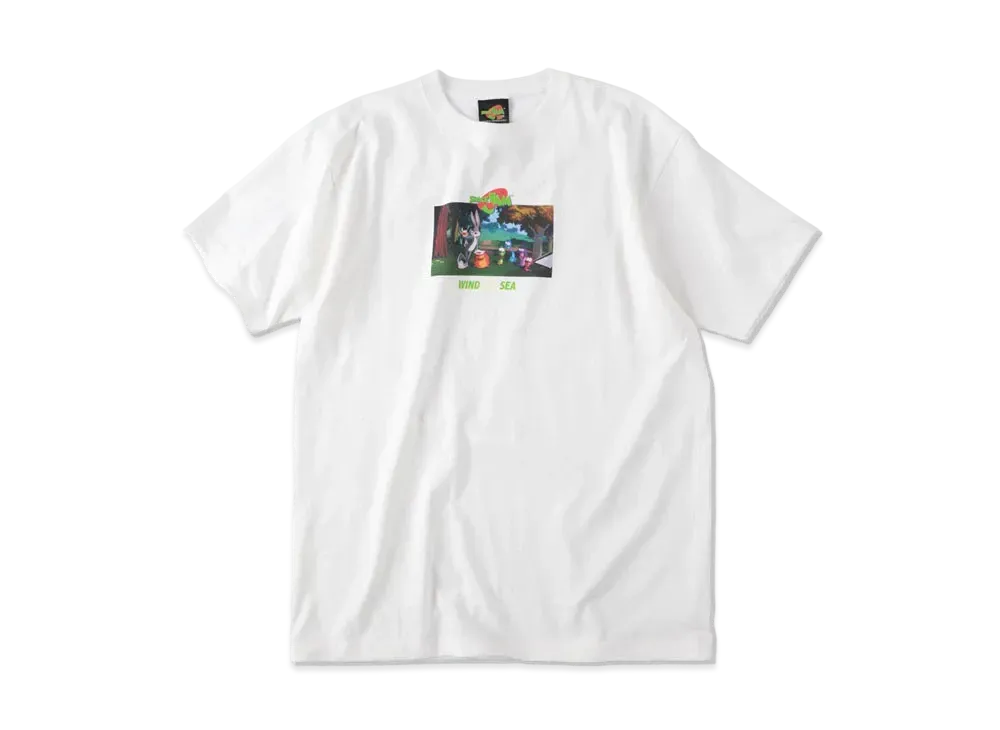 ウィンダンシー スペース ジャム (バニー-メドー) S/S Tシャツ "ホワイト"