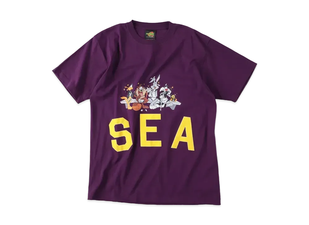 WIND AND SEASPACE JAM (HURTS & SEA) S/S TEE "Purple"