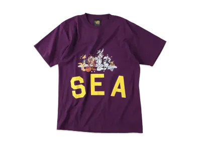 WIND AND SEASPACE JAM (HURTS & SEA) S/S TEE "Purple"