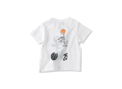 WIND AND SEA SPACE JAM (SQUAD-S_E_A) S/S TEE (FOR CHILD) "White"