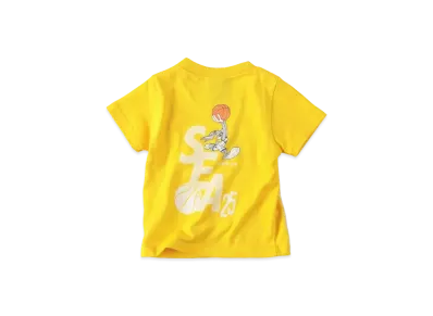 WIND AND SEA SPACE JAM (SQUAD-S_E_A) S/S TEE (FOR CHILD) "Yellow"