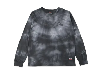 WIND AND SEA x WILDSIDE YOHJI YAMAMOTO SIGNATURE-STYLE LOGO LONG SLEEVE T-SHIRT "Tie-Dye"