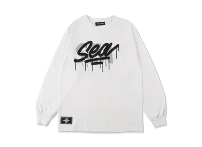 WIND AND SEA X IT'S A LIVING L/S T-SHIRT "White"