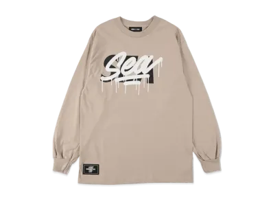 WIND AND SEA X IT'S A LIVING L/S T-SHIRT "Beige"