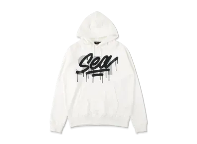 WIND AND SEA X IT'S A LIVING HOODIE "White"