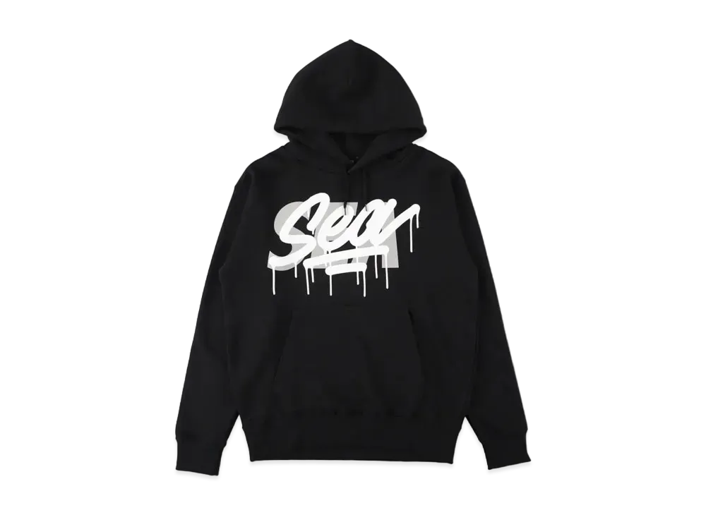 WIND AND SEA X IT'S A LIVING HOODIE "Black"