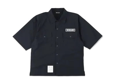 WIND AND SEA MIL NYLON S/S SHIRT "Navy"
