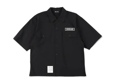 WIND AND SEA MIL NYLON S/S SHIRT "Black"