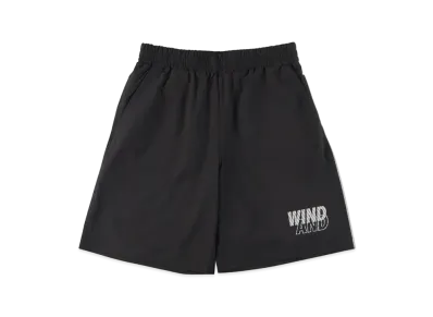 WIND AND SEA MIL NYLON SHORTS "Black"