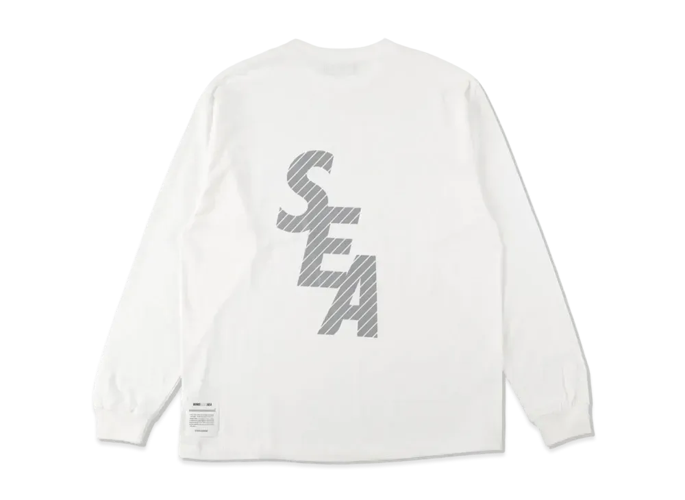 WIND AND SEA MIL L/S TEE "White"