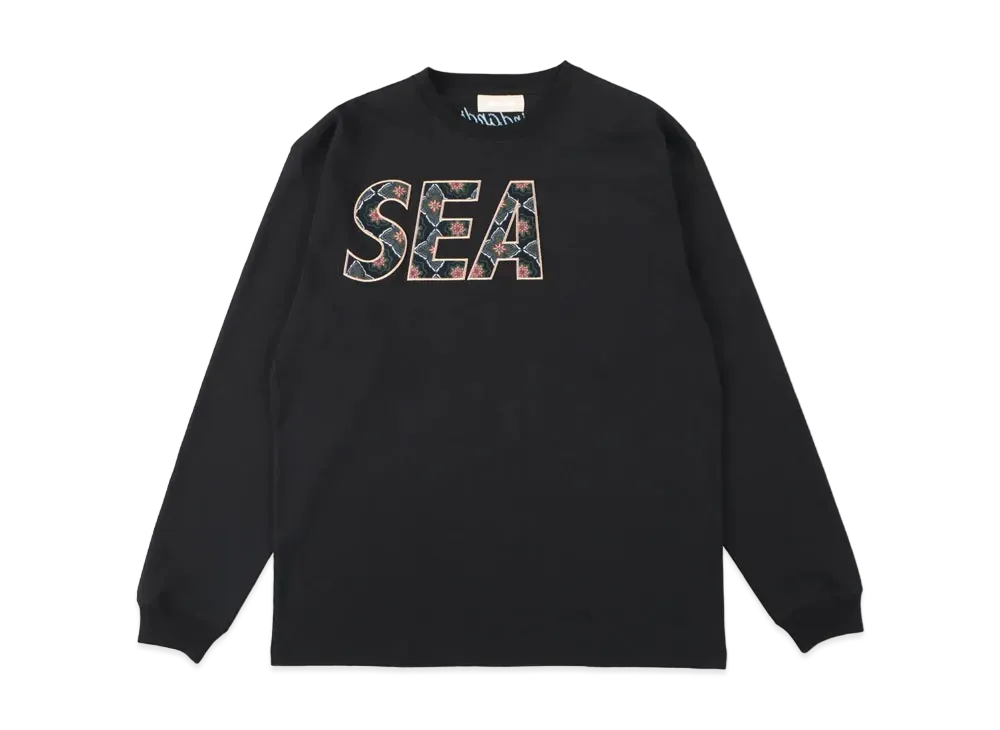 WIND AND SEA (PATTERN) L/S TEE "Black"