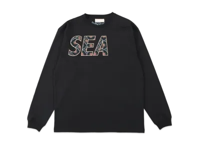 WIND AND SEA (PATTERN) L/S TEE "Black"