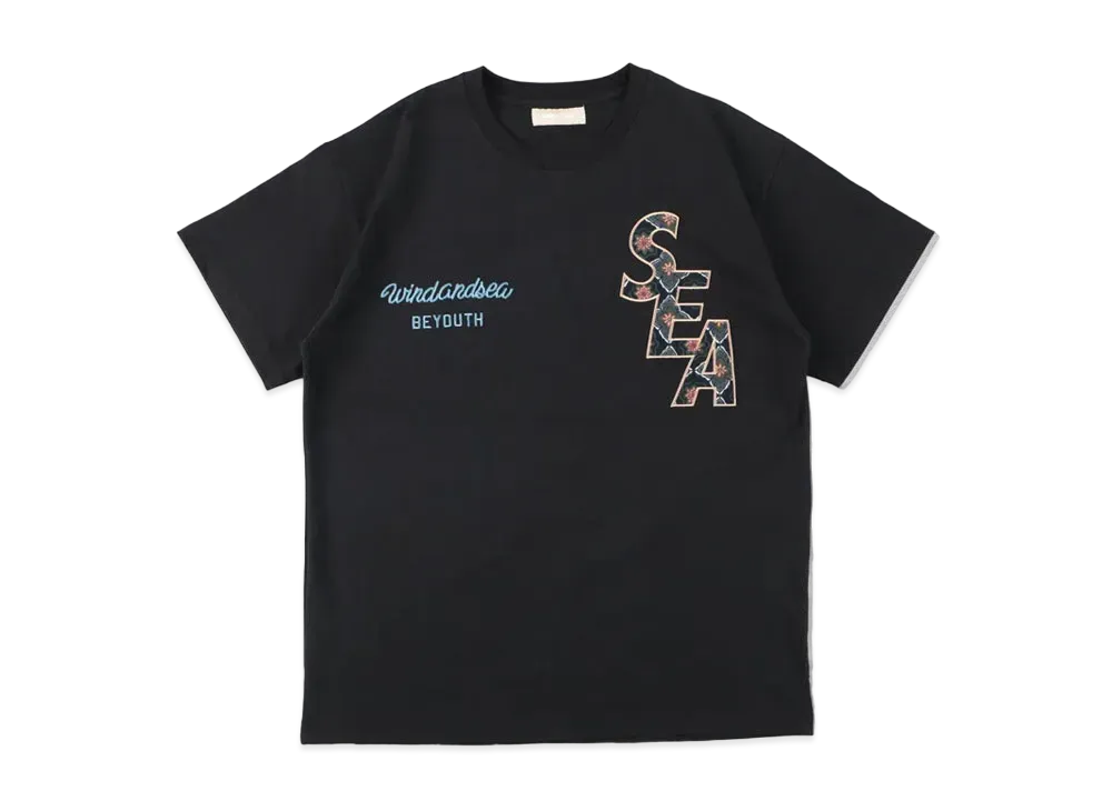 WIND AND SEA (PATTERN) S/S TEE "Black"
