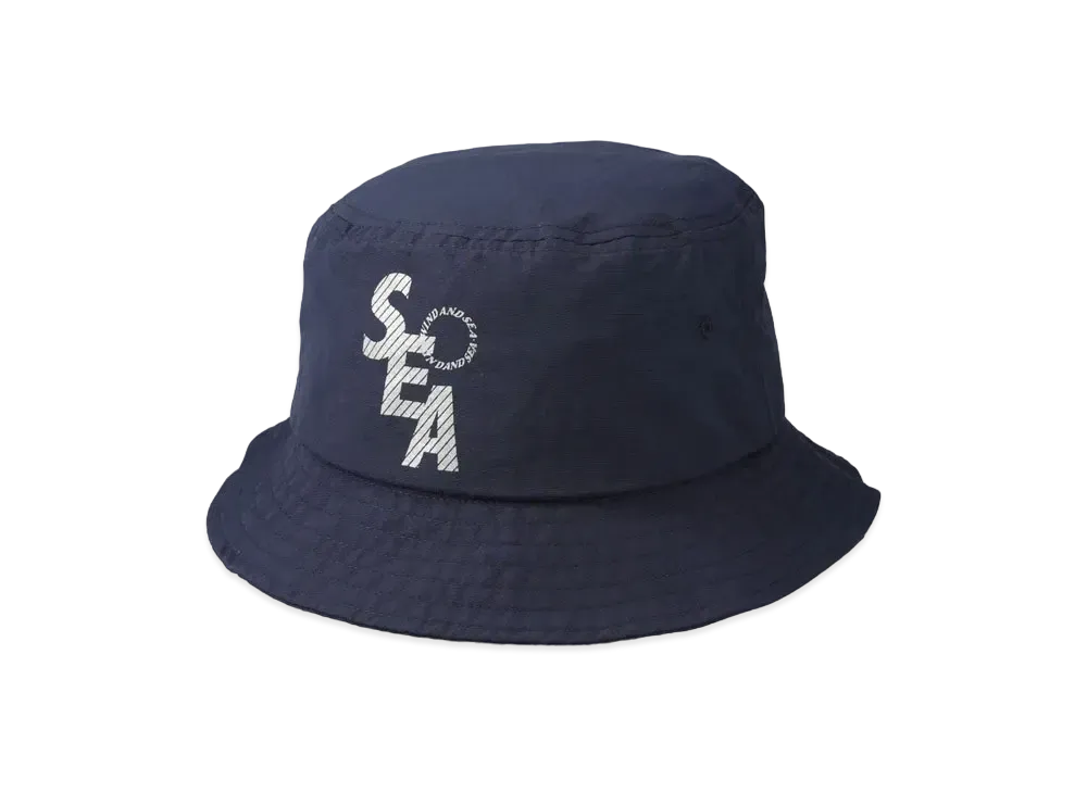 WIND AND SEA MIL BUCKET HAT "Navy"