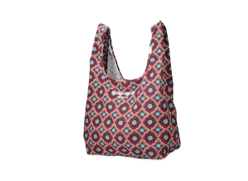 WIND AND SEA S_E_A (PATTERN) MARKET BAG "Red"