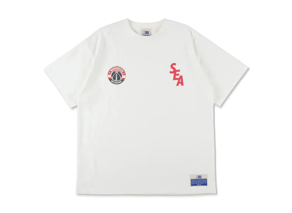 WIND AND SEA x NBA T-Shirts Japan Games 2022 Limited (Wizards) "White"