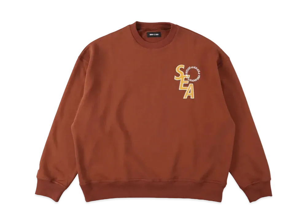 WIND AND SEA Sea (S_E_A) Crew Neck "Brown"