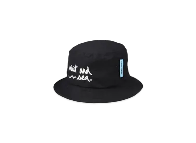 WIND AND SEA x RON LOUIS Nylon Silicone Bucket Hat "Black"