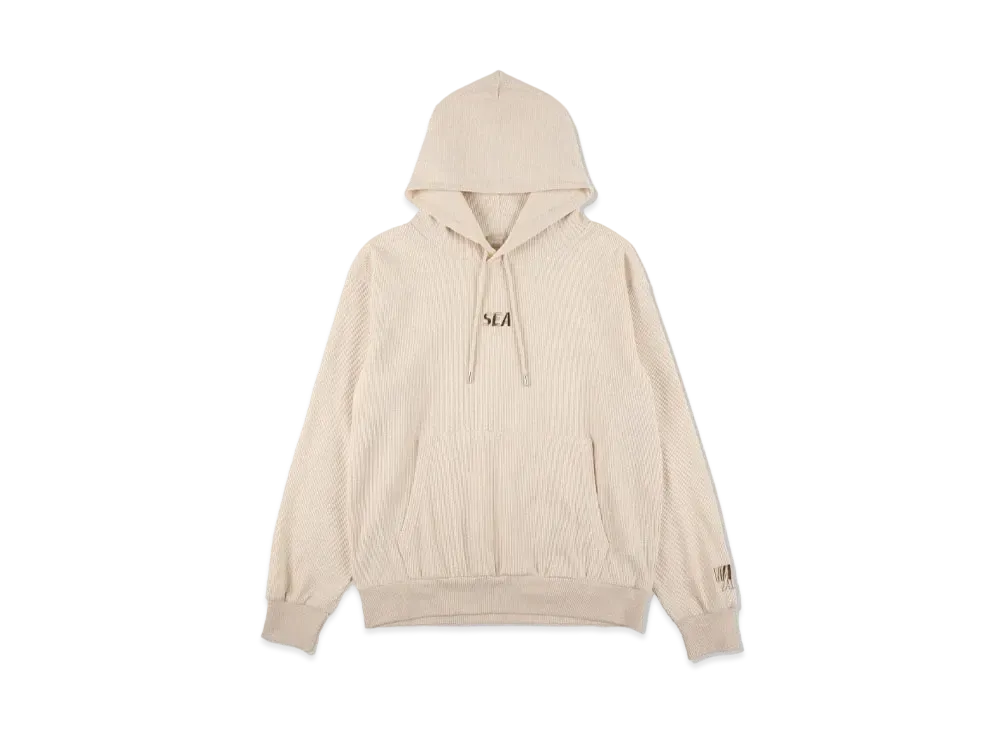 WIND AND SEA ES Waffle Hoodie "Ivory"