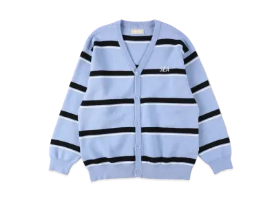 WIND AND SEA Cotton Cashmere Knit Cardigan "Blue"